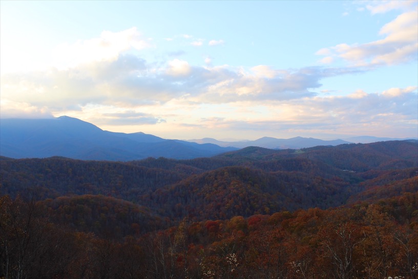 Appalachian Mountains along the Blue Ridge Parkway